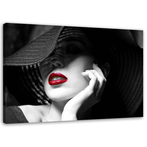 Obraz na plátně Ženský klobouk Glamour