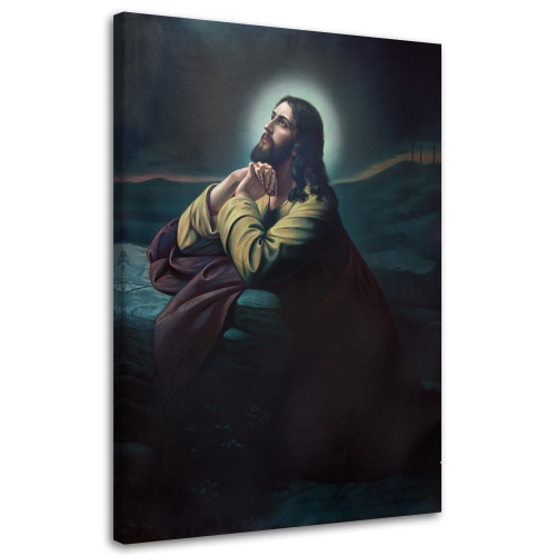 Obraz na plátně Náboženská modlitba Ježíše v zahradě