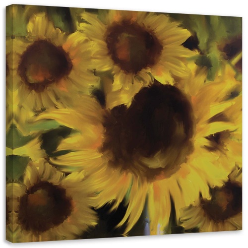 Obraz na plátně Slunečnice Květiny Žlutá