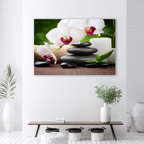 Obraz na plátně, Zenové květiny orchidejí