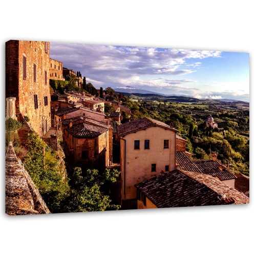 Obraz na plátně Itálie krajina Toskánsko