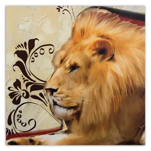 Obraz na plátně Afrika Lev Zvířata