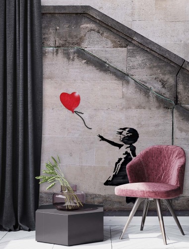 Fototapeta, Banksy Dívka s balónkem