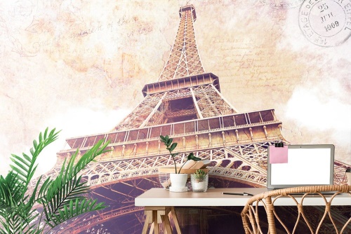 Samolepiaca tapeta Eiffelova veža v Paríži