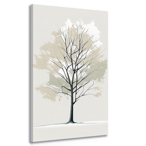 Obraz strom v minimalistickom prevedení
