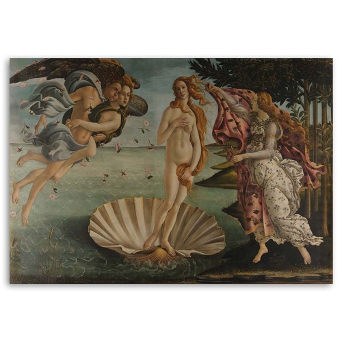 Obraz na plátně REPRODUKCE Zrození Venuše - S. Botticelli,