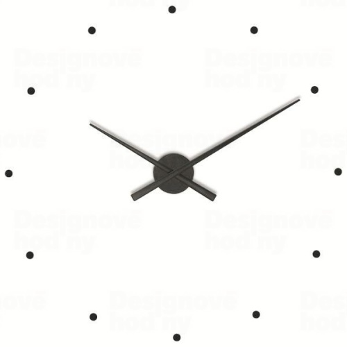 Designové nástěnné hodiny NOMON OJ černé 80cm