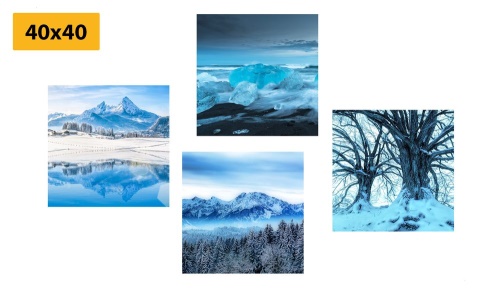Set obrazov snehové kráľovstvo