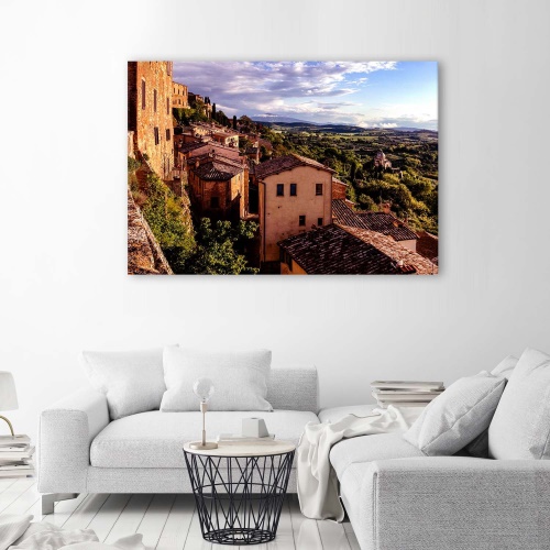 Obraz na plátně Itálie krajina Toskánsko