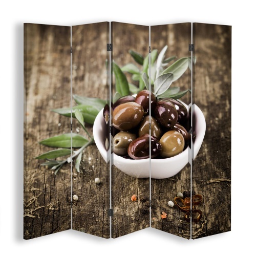 Ozdobný paraván, Čerstvé olivy
