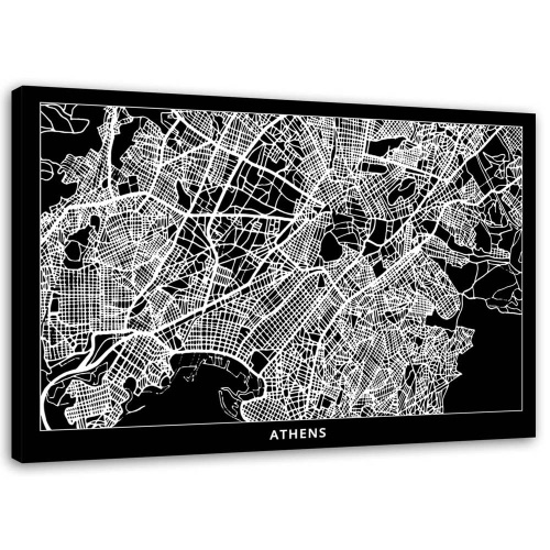 Obraz na plátně Plán města Athény