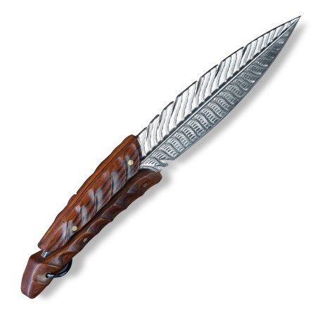 DELLINGER Quill VG-10 Damascus lovecký nůž 