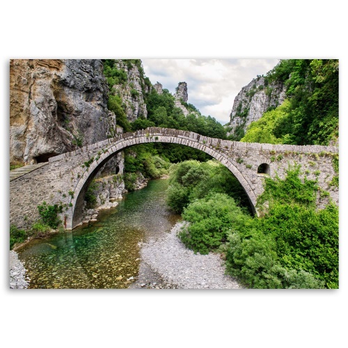 Obraz na plátně Starý kamenný most