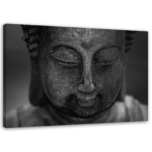 Obraz na plátně, Hlava meditujícího Buddhy