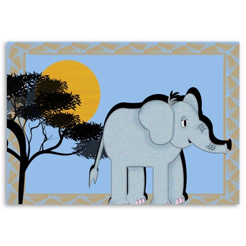 Obraz na plátně Afrika Slon