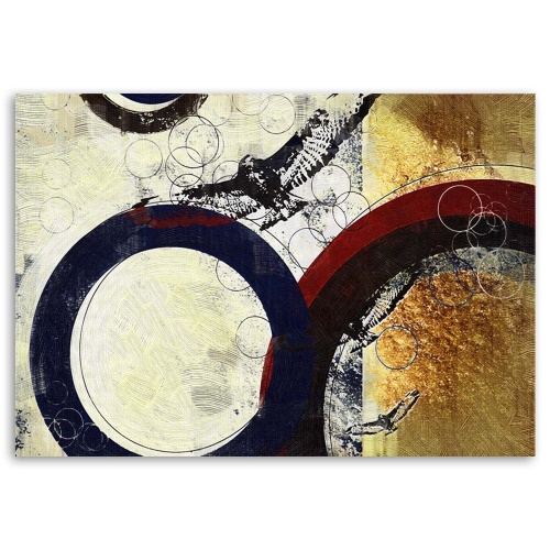 Obraz na plátně, Abstraktní kruh