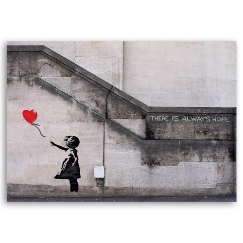 Obraz na plátně Banksy Dívka s balónkem
