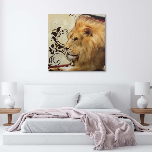 Obraz na plátně Afrika Lev Zvířata