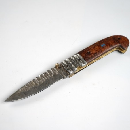DELLINGER SISSO Sentinell 2 lovecký zavírací damaškový nůž 