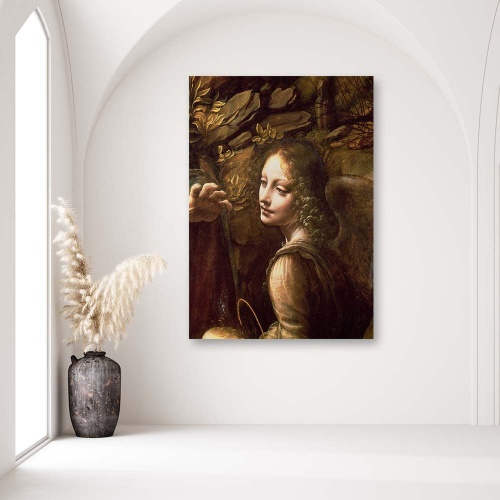 Obraz na plátně REPRODUKCE Madona v grotě - Da Vinci,