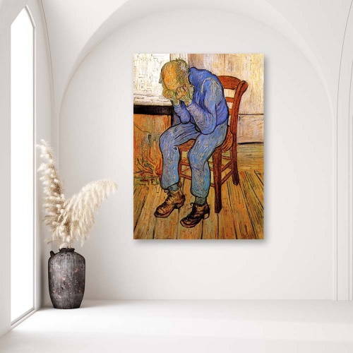 Obraz na plátně Starý muž ve smutku V. van Gogh