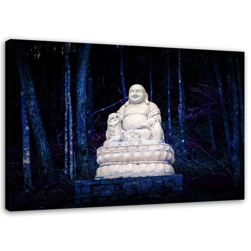Obraz na plátně Bílý Buddha do obývacího pokoje