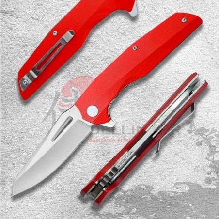 DELLINGER Coyotte Flipper Red 8Cr14MoV nůž zavírací 