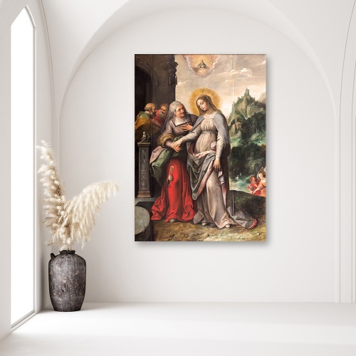 Obraz na plátně Navštívení svaté Alžběty