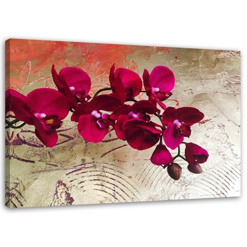 Obraz na plátně Textura květu orchideje