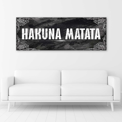 Obraz na plátně, Hakuna Matata Panorama
