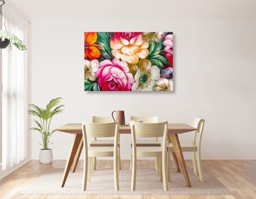 Obraz impresionistický svet kvetín