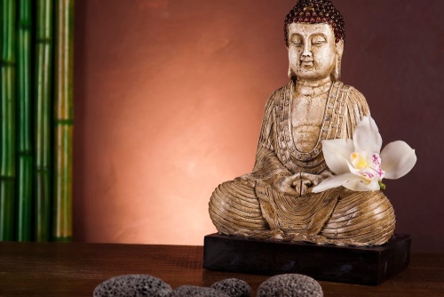 Obraz meditujúci Budha