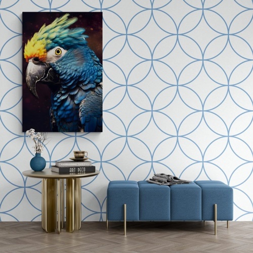 Obraz modro-zlatý papagáj