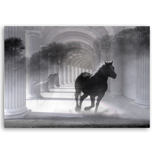 Obraz na plátně, Běh 3D koně