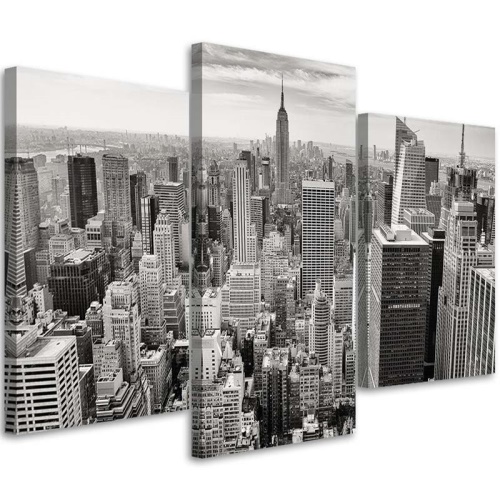Obraz na plátně třídílný New York Manhattan City