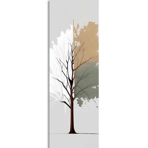 Obraz zaujímavý minimalistický strom