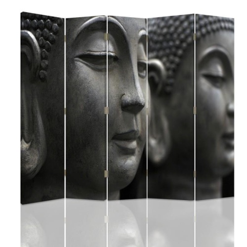 Ozdobný paraván, Buddhova kamenná tvář