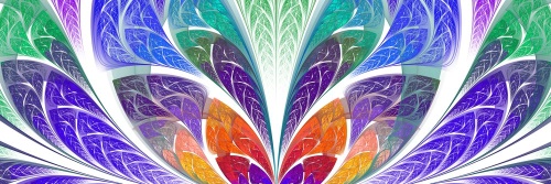 Obraz abstrakcia farebného skla