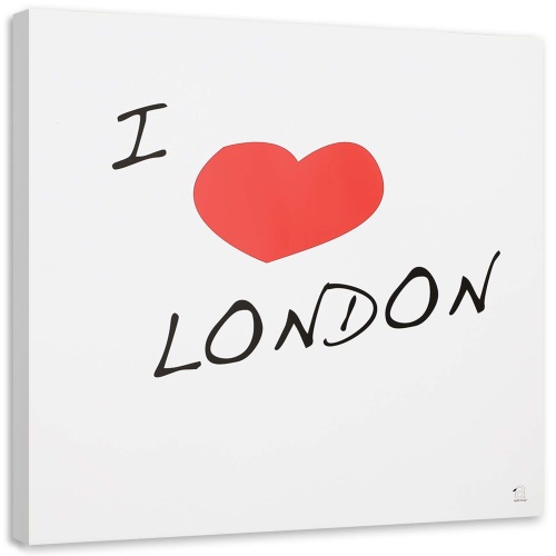 Obraz na plátně I Love London Heart