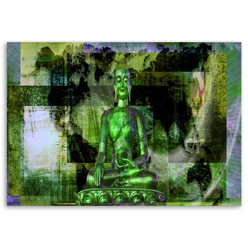 Obraz na plátně Abstraktní Buddha Zen Spa