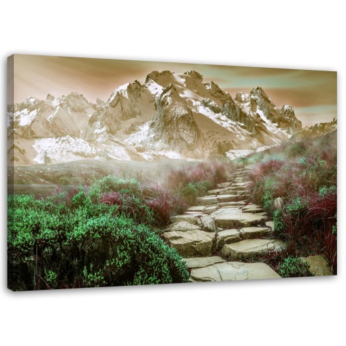 Obraz na plátně Hory s mlhou