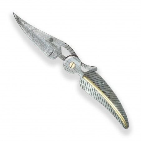 DELLINGER Freydis Clip lovecký zavírací damaškový nůž 