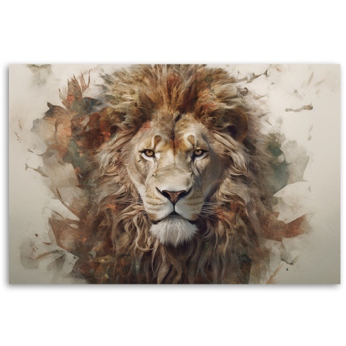 Obraz na plátně, Lev Zvíře Afrika