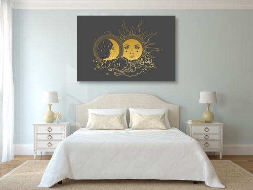Obraz harmónia slnka a mesiaca