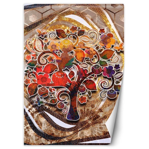 Fototapeta, Barevný strom života Klimt