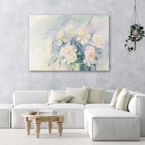 Obraz na plátně Kytice Květiny Pastel