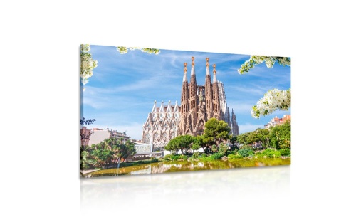 Obraz katedrála v Barcelone