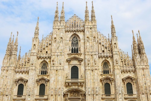Obraz katedrála v Miláne