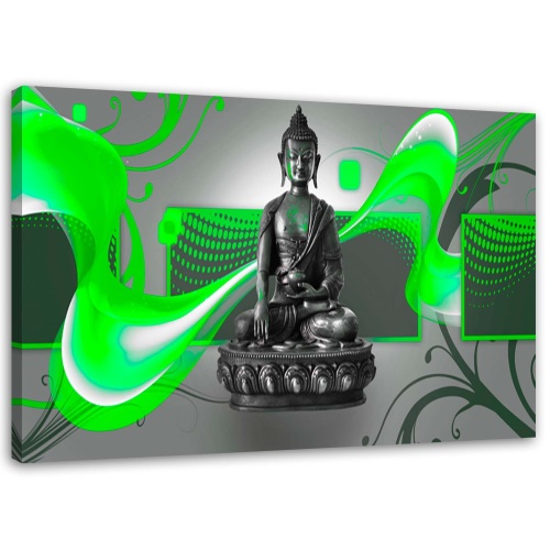 Obraz na plátně Abstraktní postava Buddhy