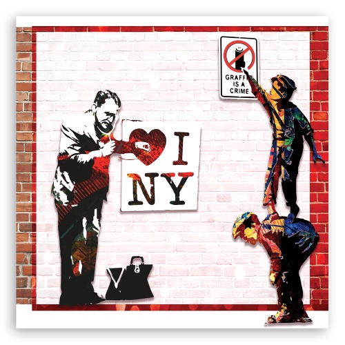 Obraz na plátně, Banksy a Love New York
